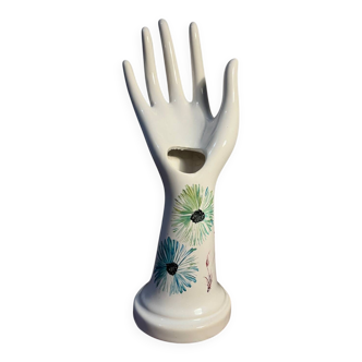 Elegant handmade porcelain soliflore/ring holder – floral decoration