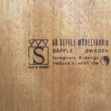 Square Scandinavian coffee table by Yngvar Sandström for AB Seffle Möbelfabrik