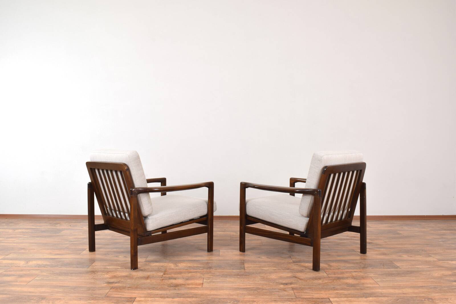 Mid-Century Lounge Chairs by Z. Bączyk, 1960s, Set of 2