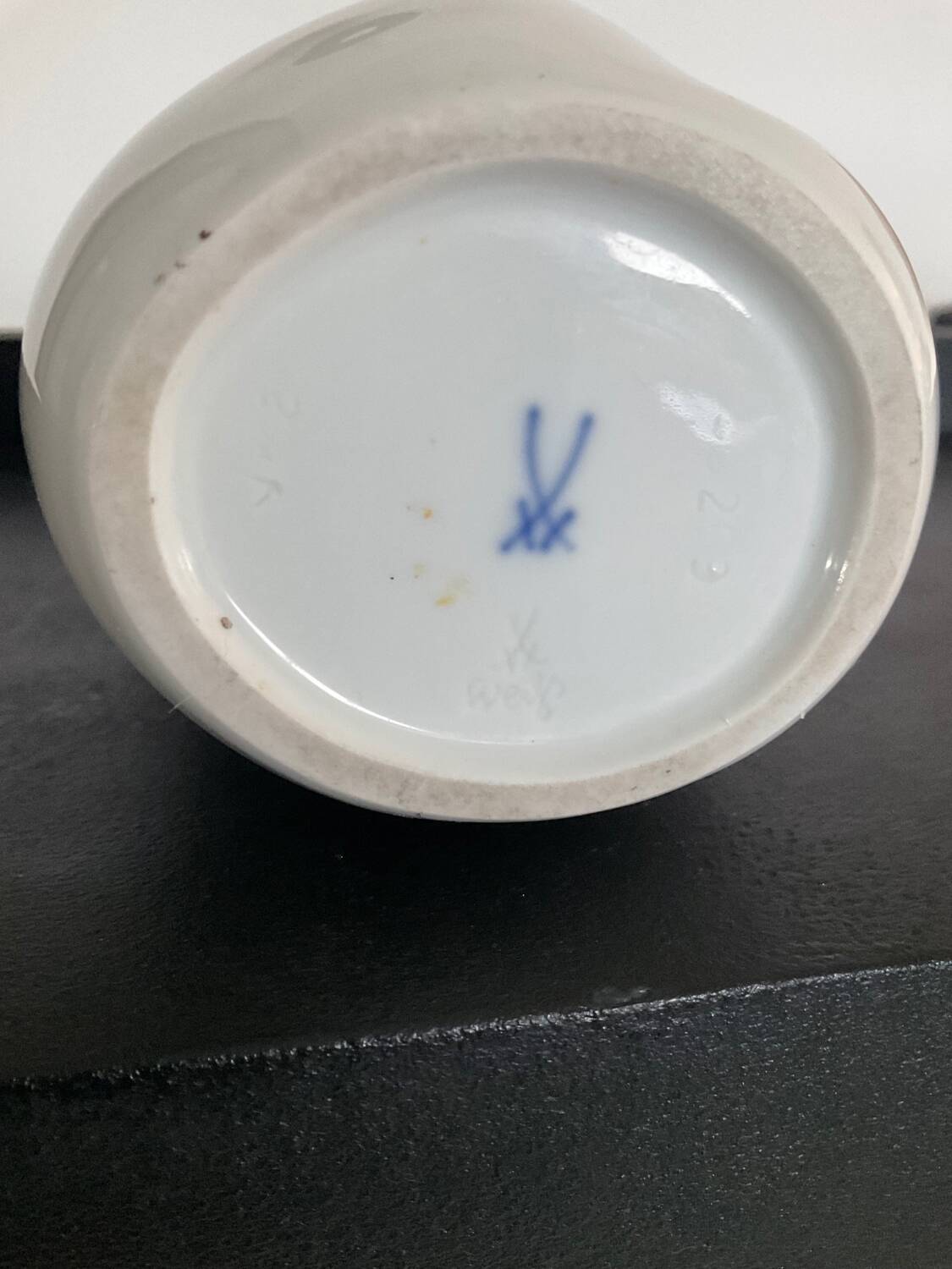 Ludwig Zepner vase for Meissen porcelain from the 60s