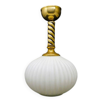 Art Deco pendant lamp, Poland, 1950s