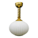 Art Deco pendant lamp, Poland, 1950s
