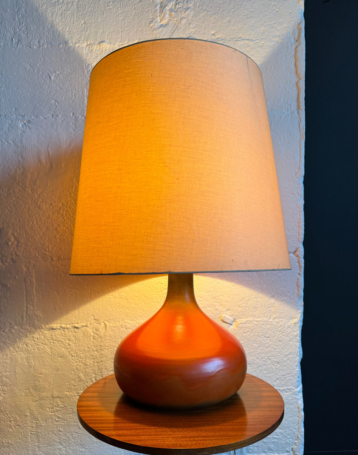 Ceramic lamp by Jacques Lignier from the 1960s.