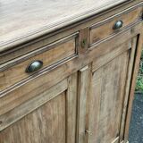 Raw wood sideboard