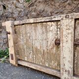 Established ancient French console table / kitchen island / shop counter, early 1900s.