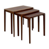 Pull out table in palisander for Wilhelm Renz, 1960s