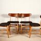 Ensemble de 4 chaises danoises Farstrup