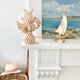 Shell candle holder