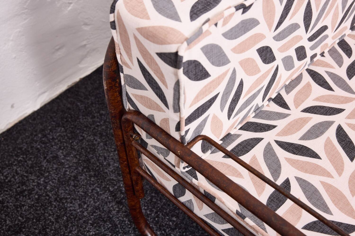 Canapé Bauhaus en acier tubulaire peint à la main par Franz Singer, années 1920 - Metz & Co