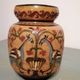 Terracota vase Arno Montopoli Italy 30s decorated with Peacocks