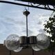 Chrome chandelier Space age 70s