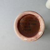 4 large ceramic glasses signed MBFA Pornic, 1960s