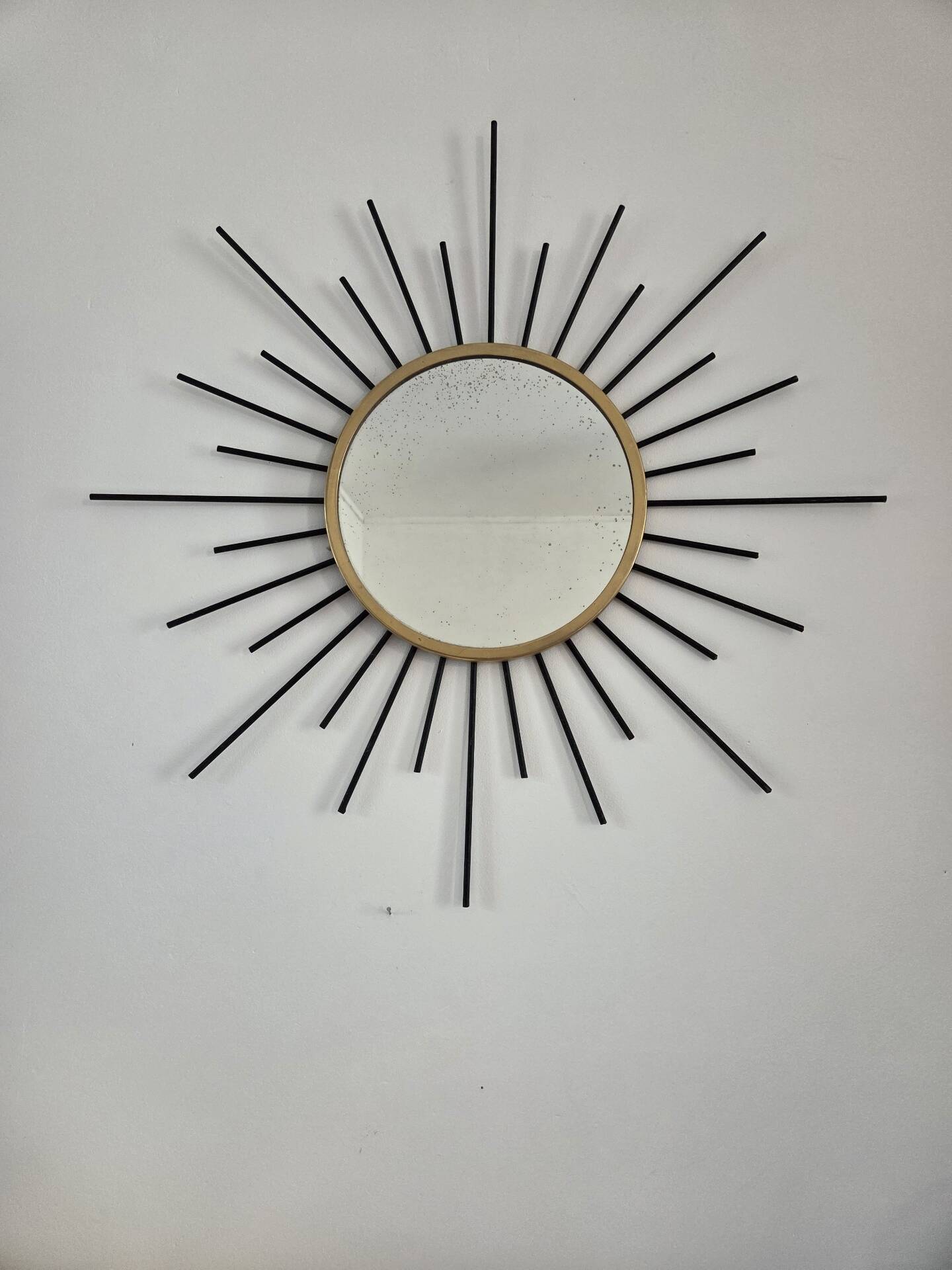 Metal sun mirror, 1950s/60s