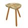 Tabouret trépied, design danois, années 1950, designer : Arne Hovmand-Olsen