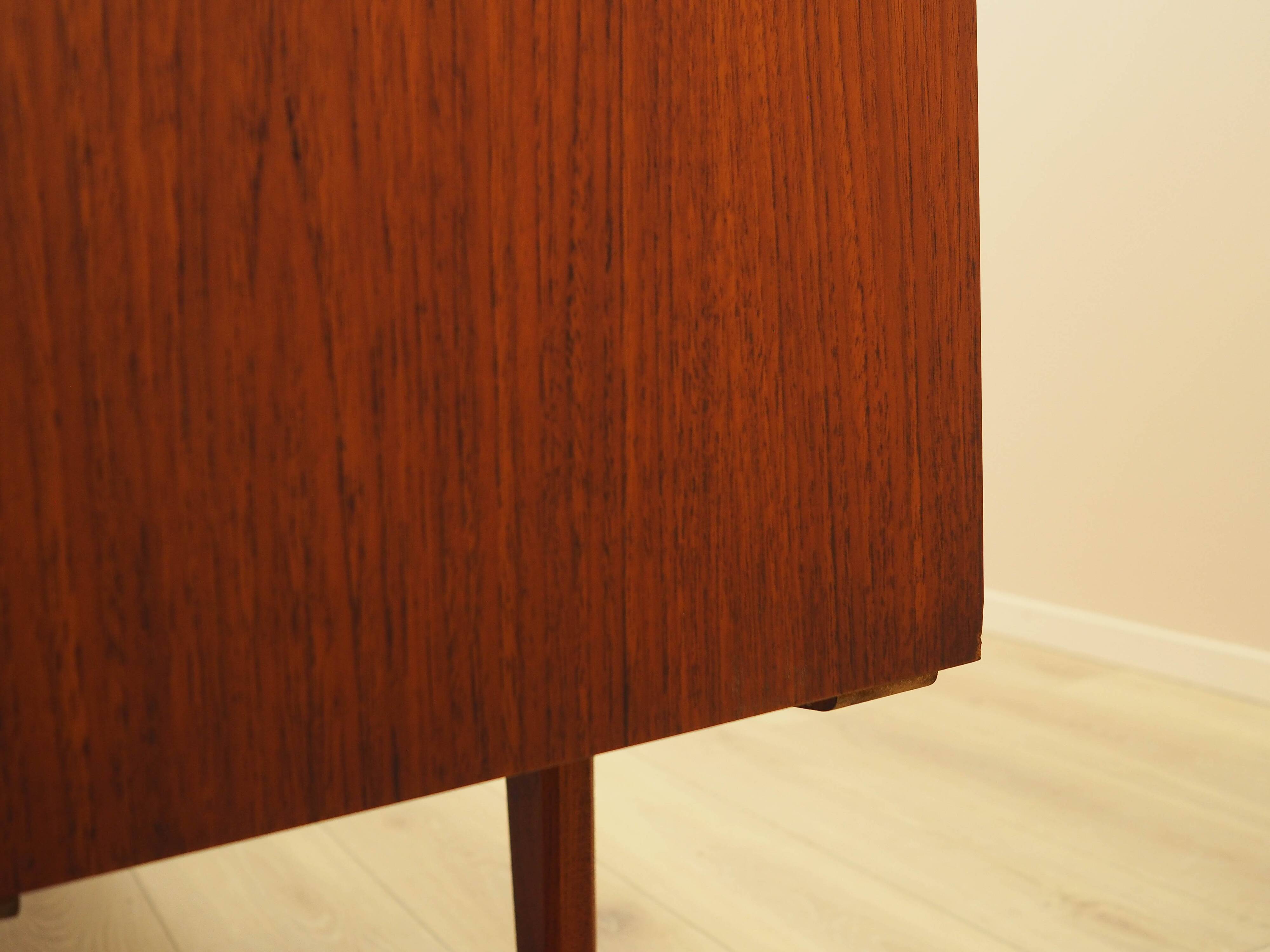 Teak highboard, Danish design, 1960s, designer: E.W. Bach