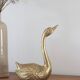 Vintage Brass Swan