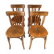 Suite of 4 Baumann bistro chairs 60