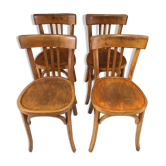 Suite of 4 Baumann bistro chairs 60