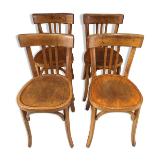 Suite of 4 Baumann bistro chairs 60