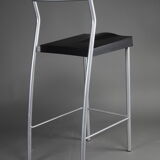 Six Stackable Hi-Glob Philippe Starck Bar Stools for Kartell, Italy, 1993