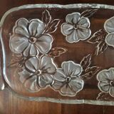 Rectangular glass serving dish
