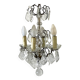 Early 20th century chandelier in bohemian crystal