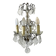 Early 20th century chandelier in bohemian crystal