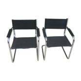 Paire de fauteuils design Mateo Grassi