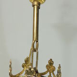 Old hot air balloon chandelier