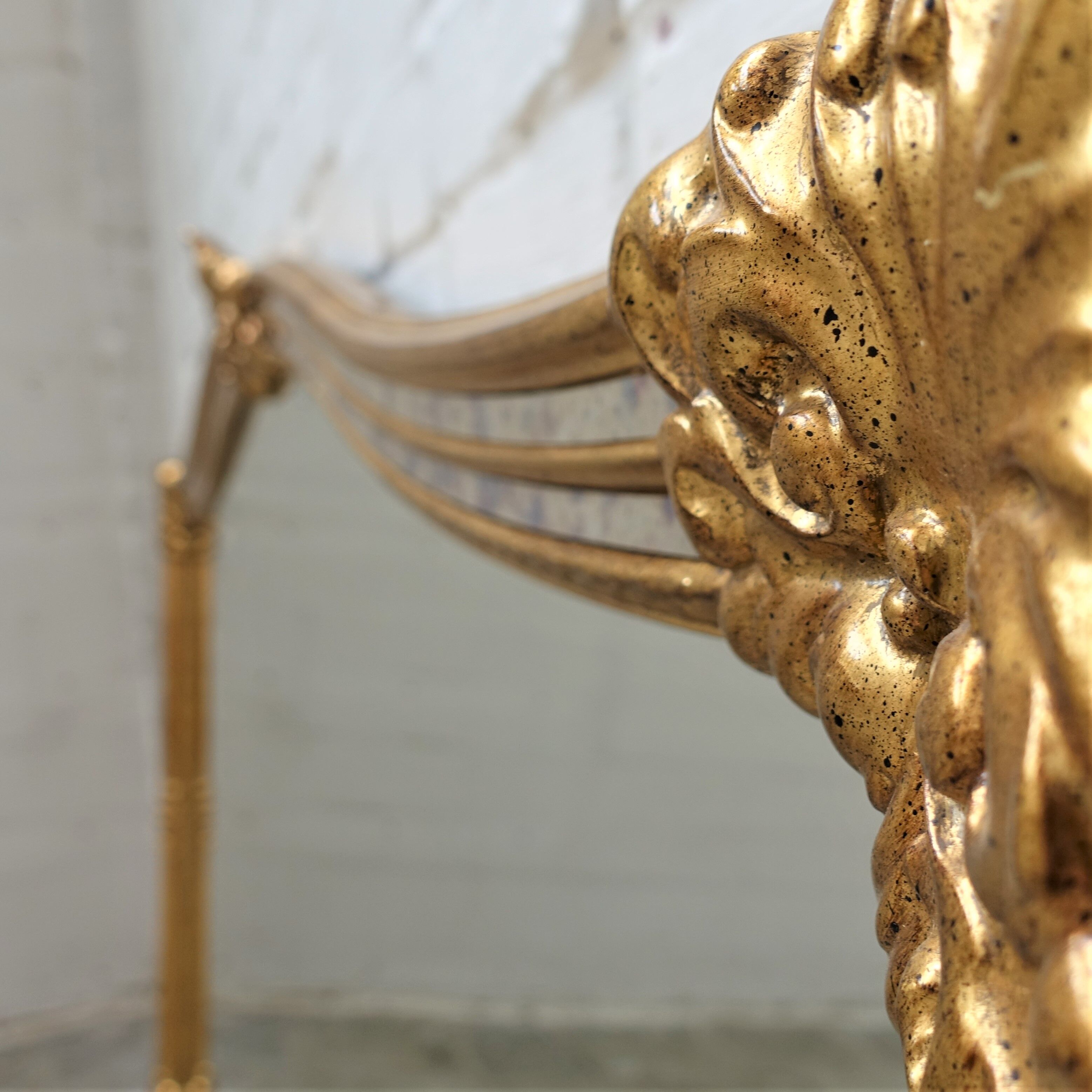 Vintage gilded Deknudt mirror