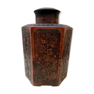 Vase couvert laqué Chine,
