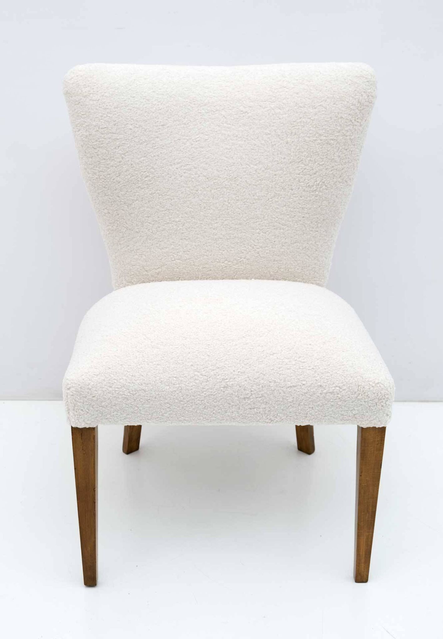 Mid-Century Modern Italian Bouclé Small Armchair, 1950s