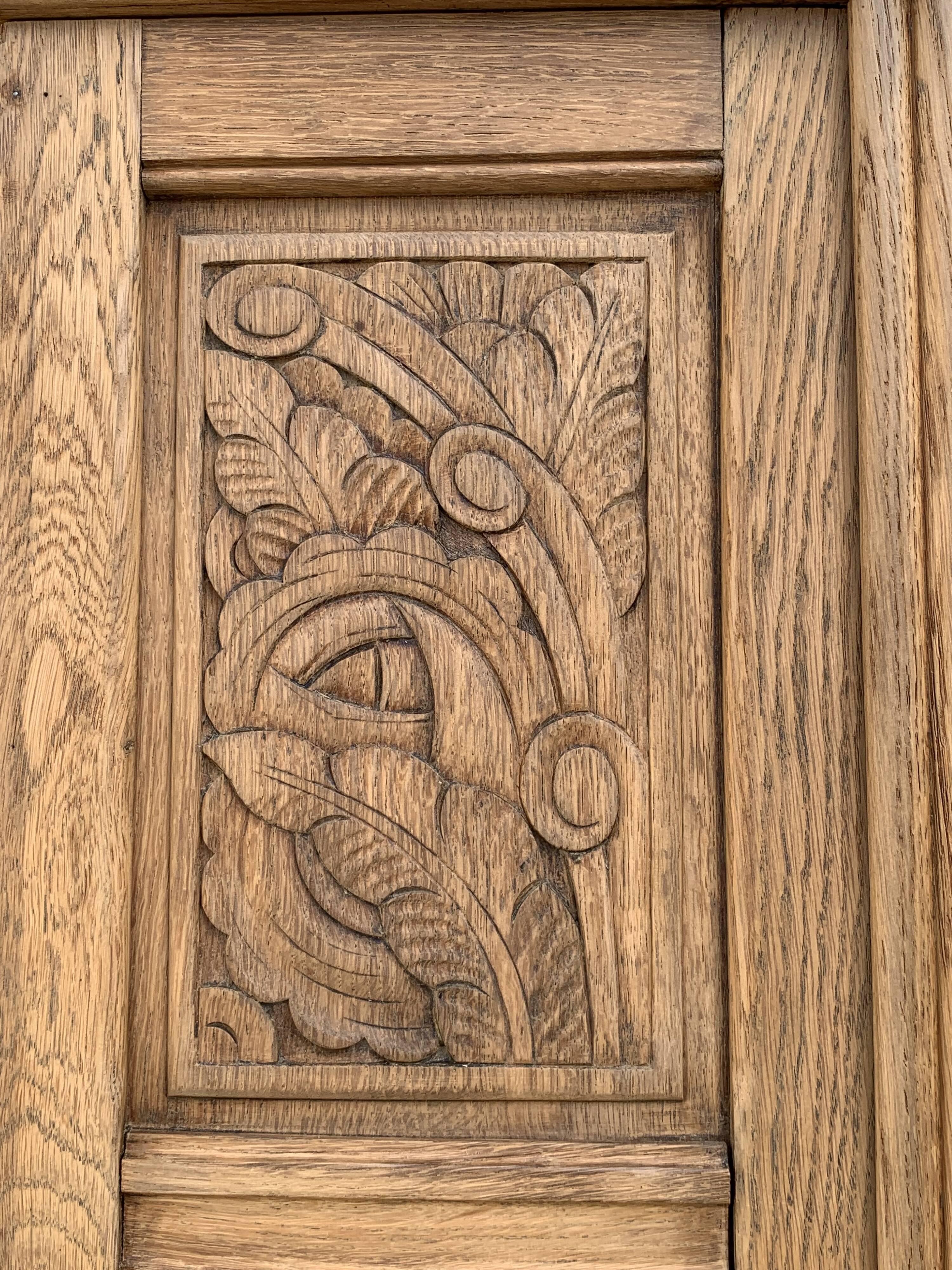 Parisian wardrobe raw wood 1920