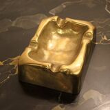 Brutalist bronze ashtray, Lauterbach, France, 1950s