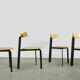 Dutch post modern dining chairs, harvink, 1980s