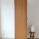 Restored Vintage Parisian Wardrobe – Raw Wood – 1950s