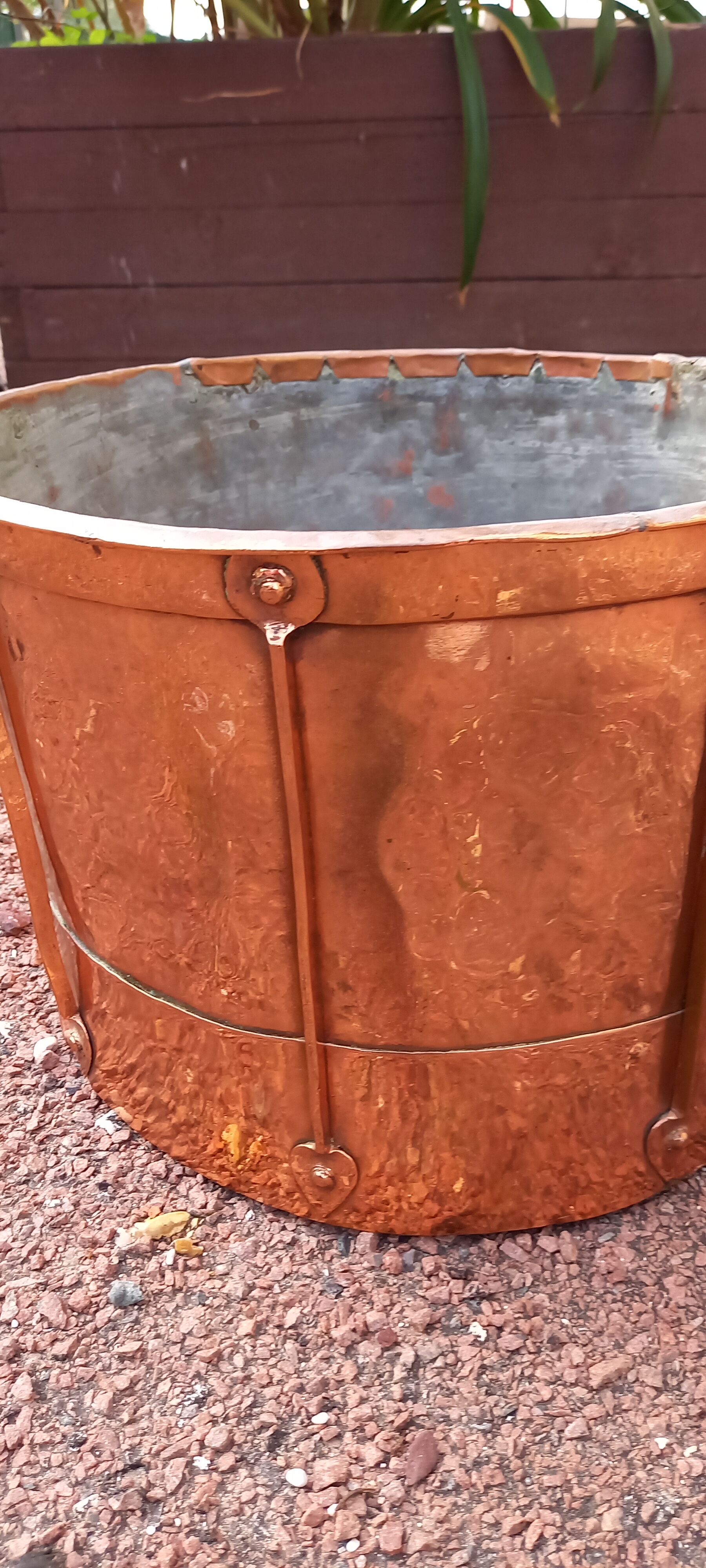 Copper pot cover