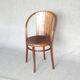 Armchair by Kohn N°143 around 1905 seat wood lamée