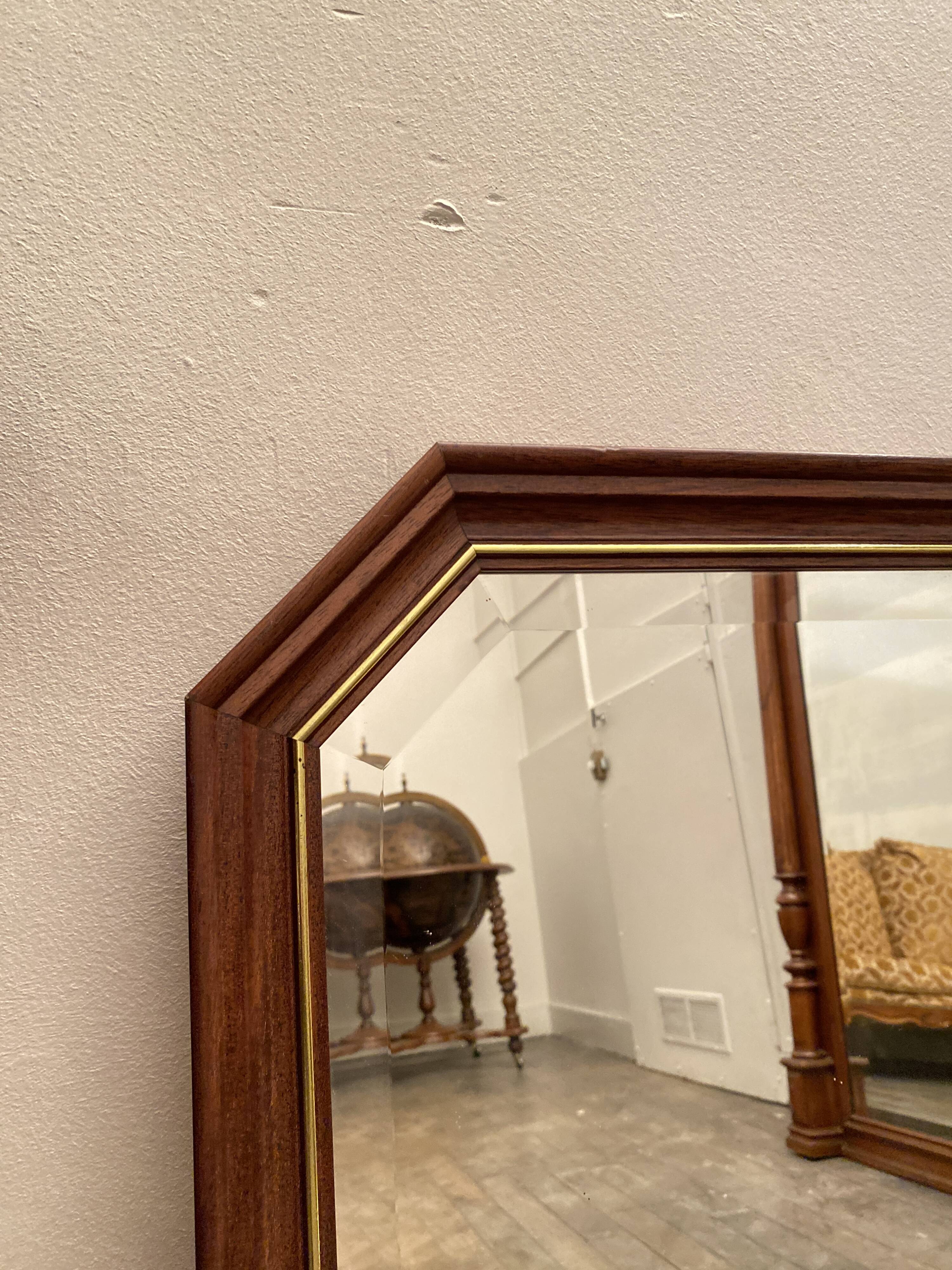 Vintage Scandinavian mirror from the 60s