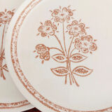 7 vintage flat plates