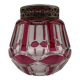 Art Deco flower holder in crystal from Val Saint-Lambert