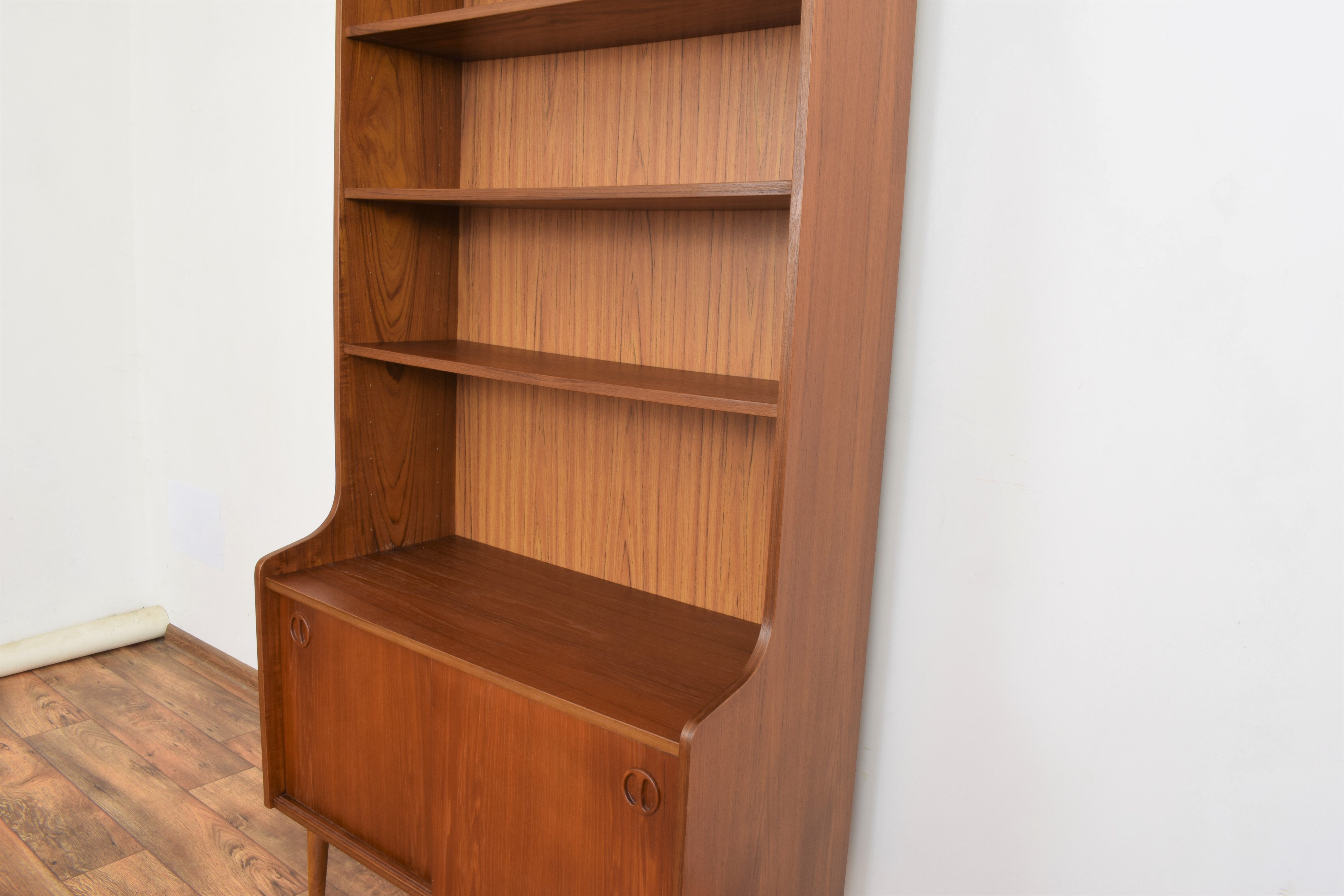 Mid-Century Swedish Teak Bookcase from Royal Board, 1960s.