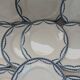 12 antique ironstone dinner plates