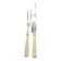 Cutting service in silver-plated metal signed Saint Médard, violin fillet model