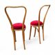 2 x rare bentwood side chair 1960s