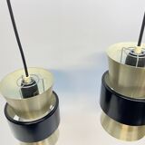 Paire de suspensions de style scandinave, Arnsdorf années 1960.