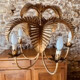 Palm type chandelier by Hans Kogl