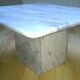 Table basse en travertin 1970