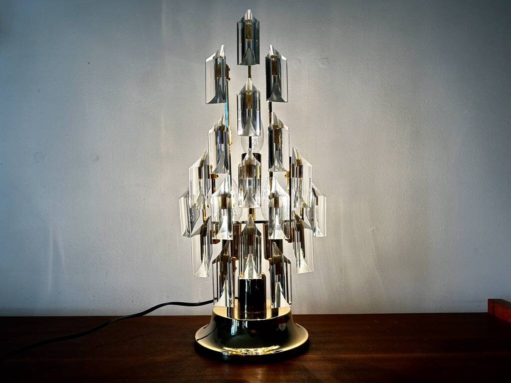Lampe Oscar Torlasco pour Stilkronen, Murano Italie 1970
