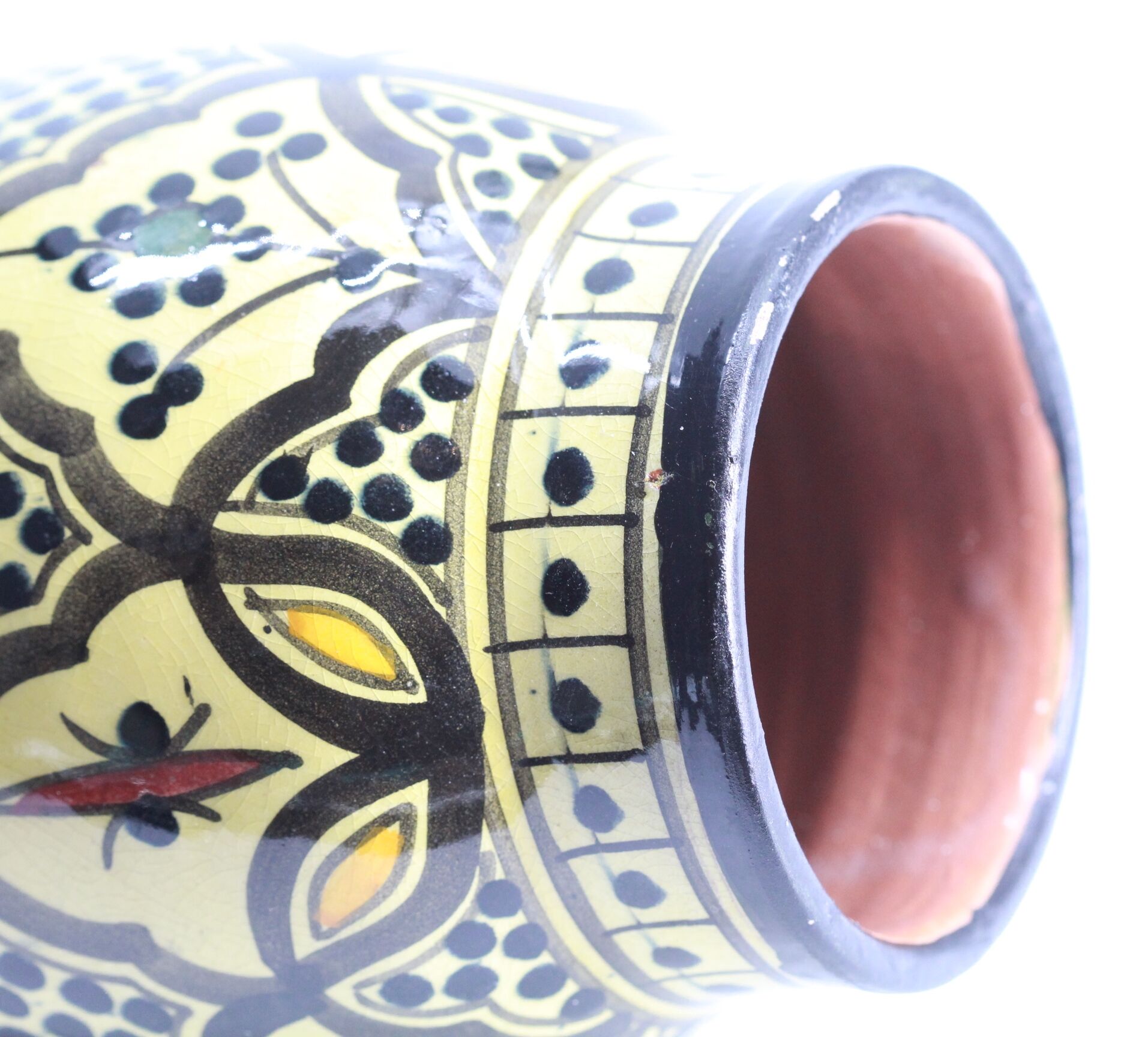 Moroccan safi ceramic vase